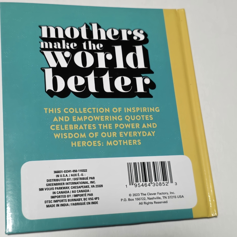 Mothers Make The World Better - Inspirational Book For New Moms - Picture 2 of 15
